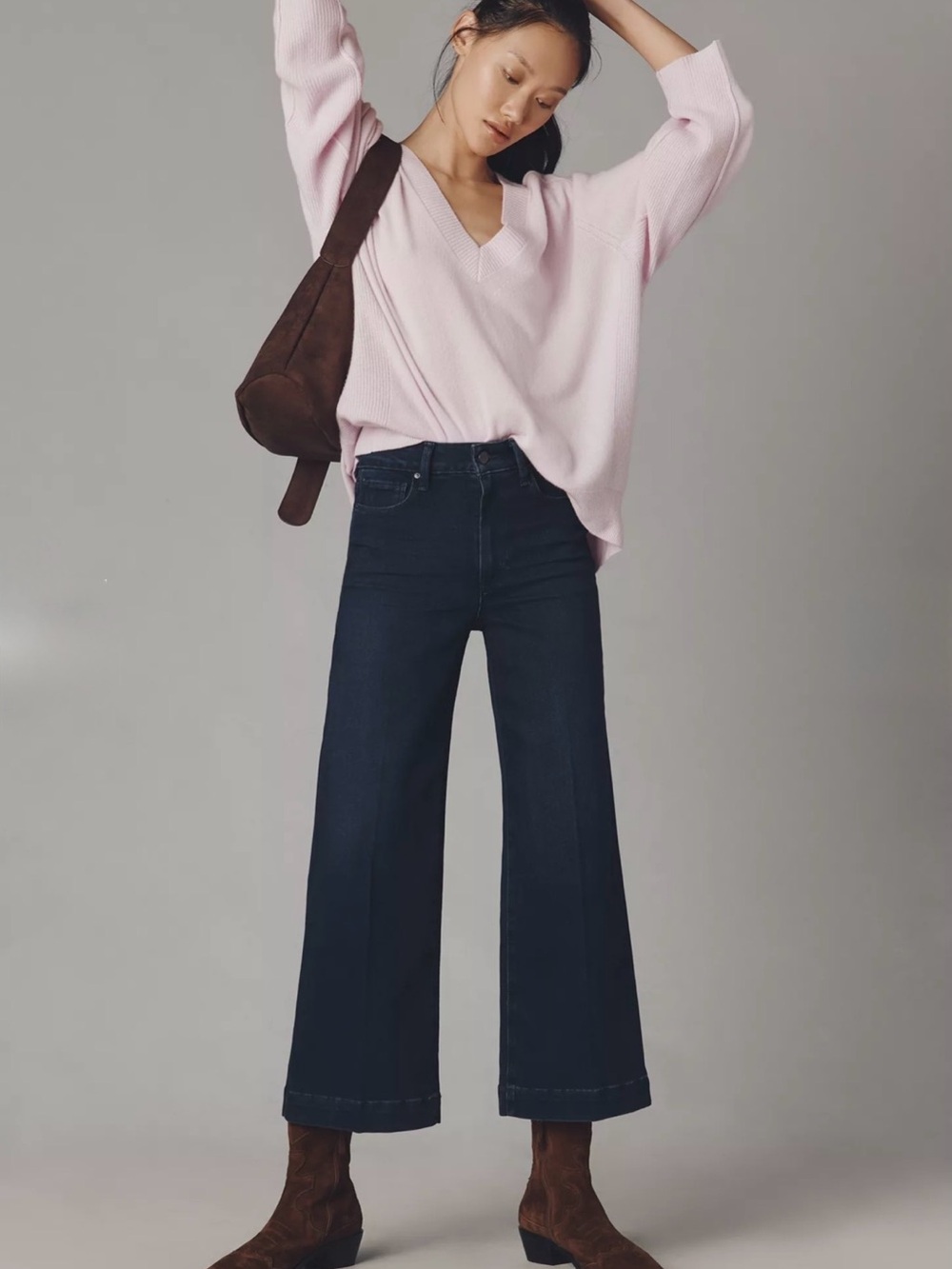 PAIGE Anessa Wide Leg Jeans